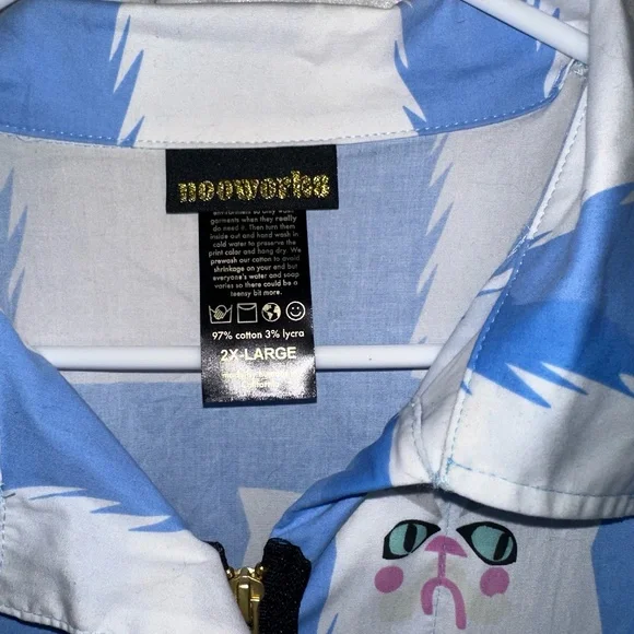 Nooworks - Grumpy Cat - Shortalls - XXL - Picture 3 of 4